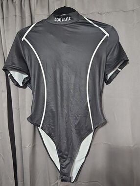 COOLA Black Short-Sleeve Bodysuit